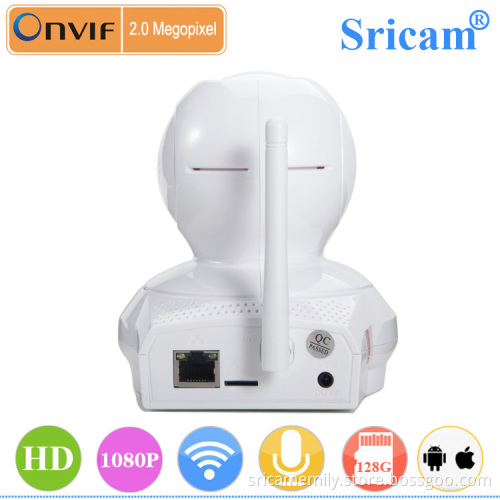 Sricam SP019 OEM/ODM HD 1080P Pan Tilt Wireless Wifi SD Card Slot Metal Glass Lens IP Camera